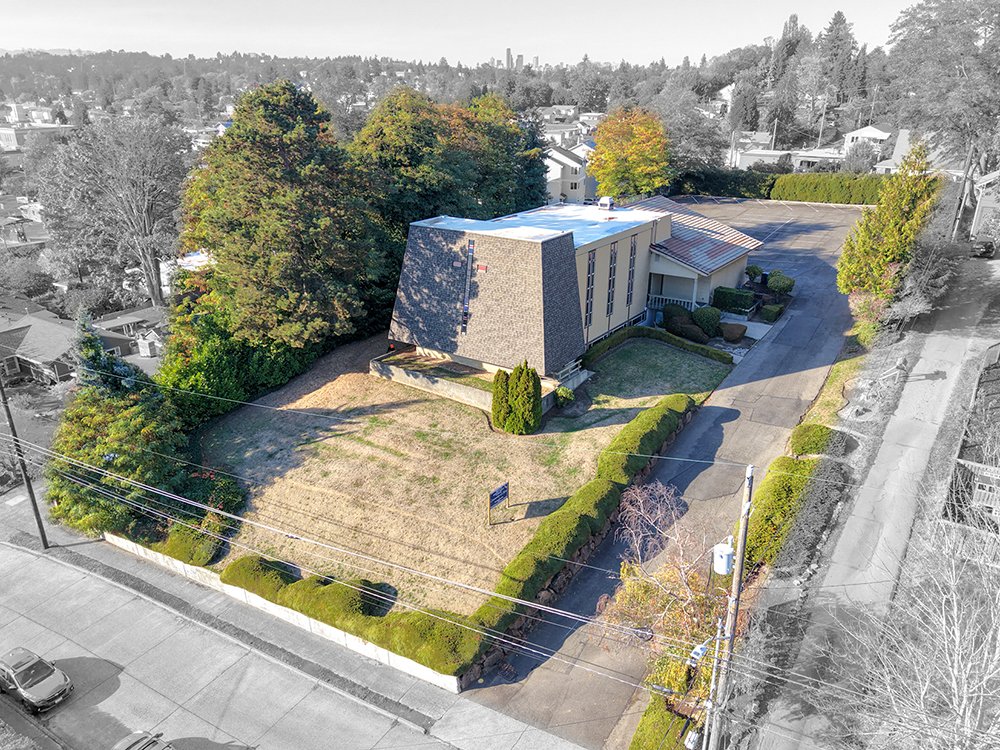 4820 S Morgan Street exterior drone photograph